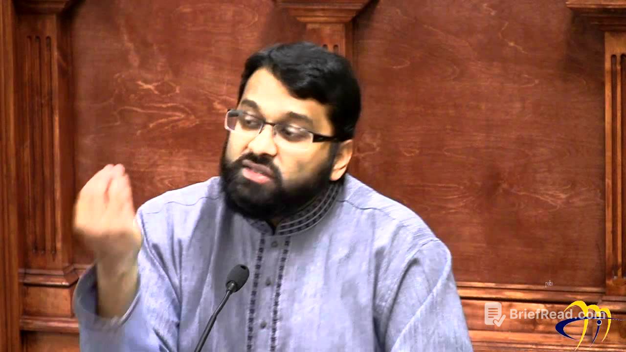 2011-05-11 Seerah pt.3 - Why study Seerah, and the pre-Islamic Arabia - Yasir Qadhi