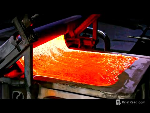 Come si Produce il VETRO con la Sabbia in Fabbrica