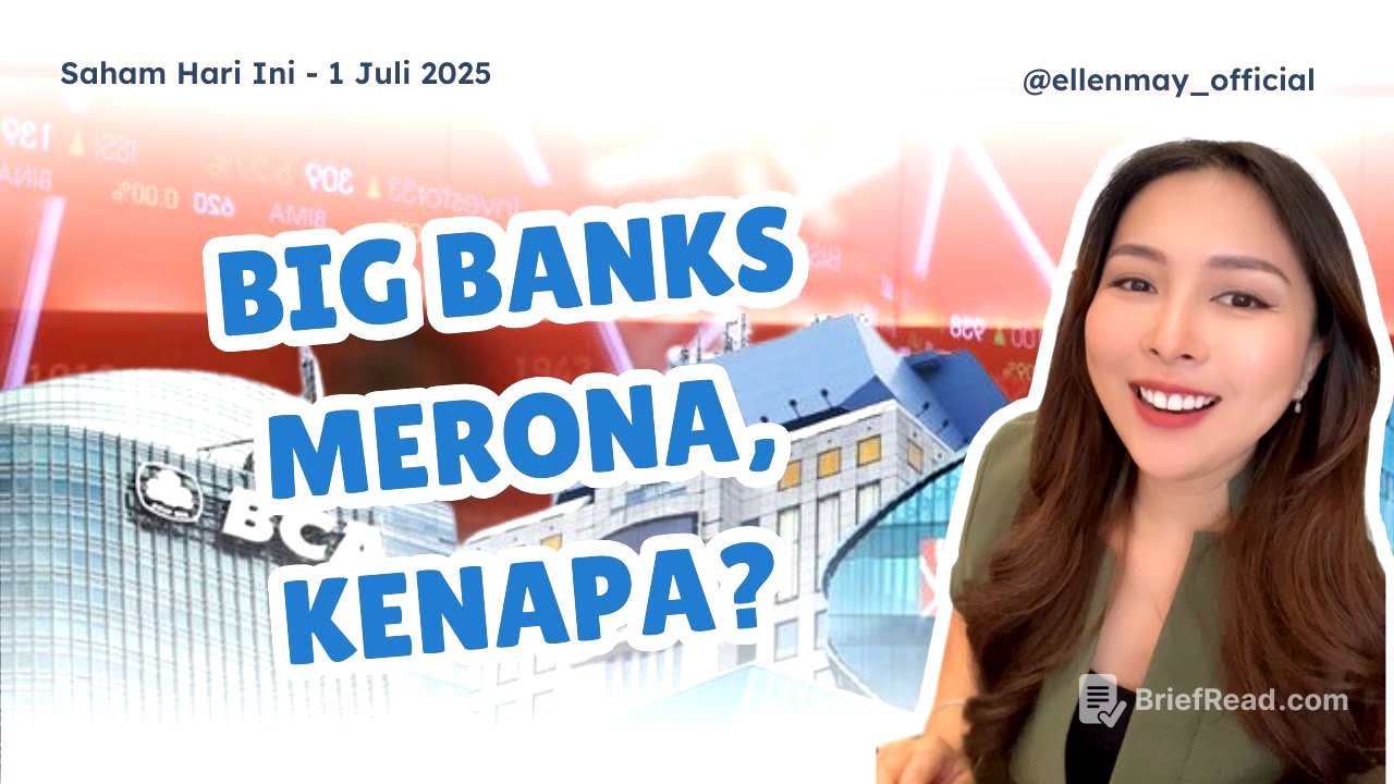 Saham Hari Ini 1 Juli 2025: Big Banks Turun, Kenapa? Trus Saham2 yang Masih Potensial Apa ?