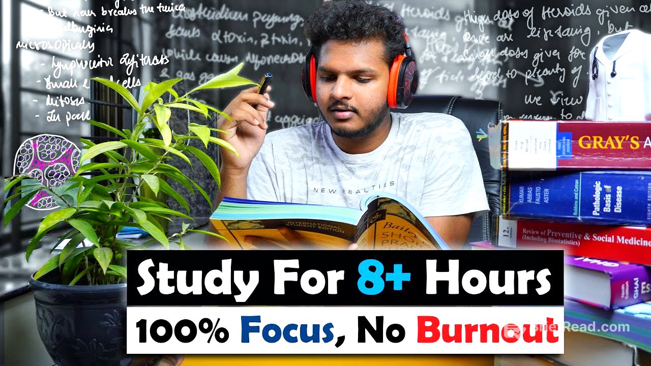 How To Study for Long Hours Without Burnout | Anuj Pachhel