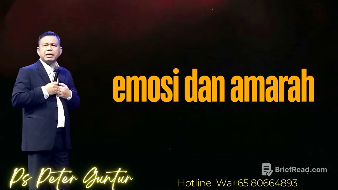 EMOSI DAN AMARAH -  PETER GUNTUR