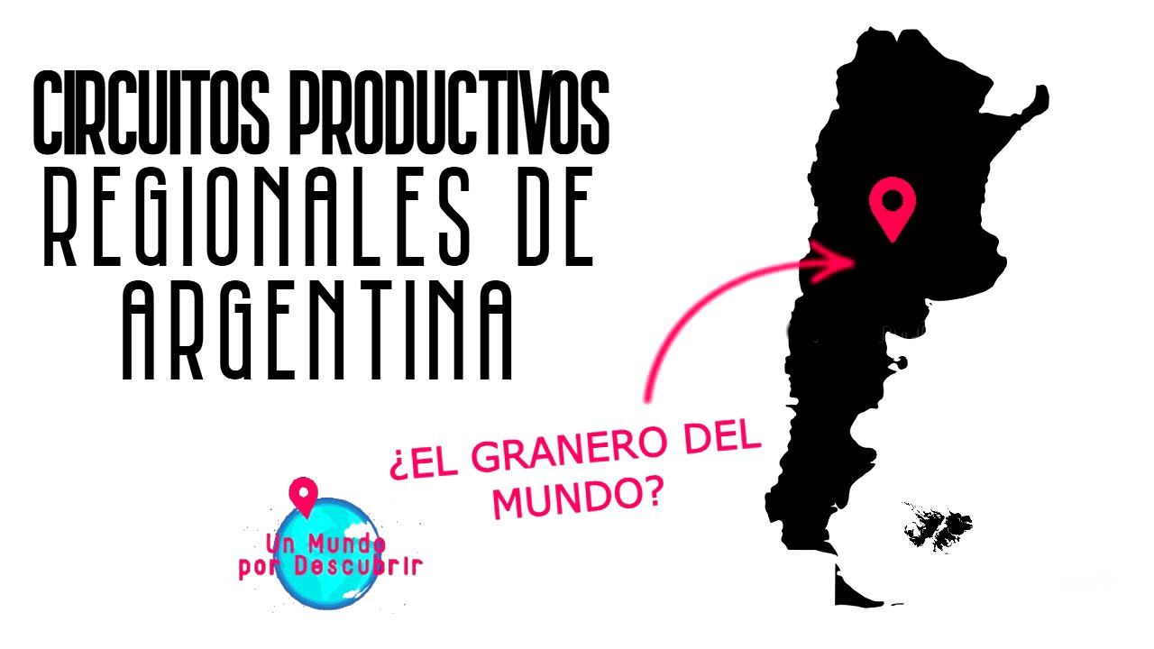 🚜 CIRCUITOS PRODUCTIVOS REGIONALES 🏭 o ECONOMÍAS REGIONALES de ARGENTINA 🇦🇷