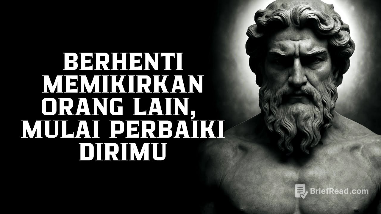 Saatnya Fokus Pada Diri Sendiri: Seni Bertumbuh Tanpa Terganggu Dunia Luar | Filsafat Stoikisme