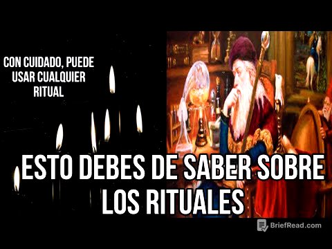 ESTO TIENES Que SABER SOBRE LOS RITUALES🕯️ ¿SON MALOS O BUENOS?