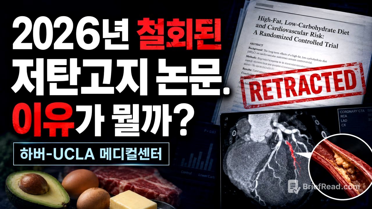 철회된 저탄고지 논문. 이유가 뭘까?