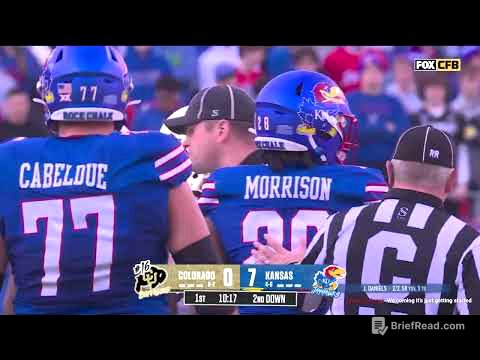 #16 Colorado vs Kansas Full Game HD NCAAF 11/23/2024