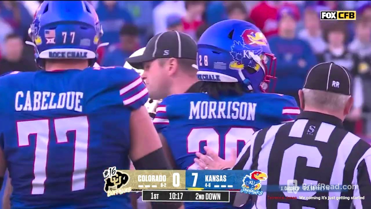 #16 Colorado vs Kansas Full Game HD NCAAF 11/23/2024