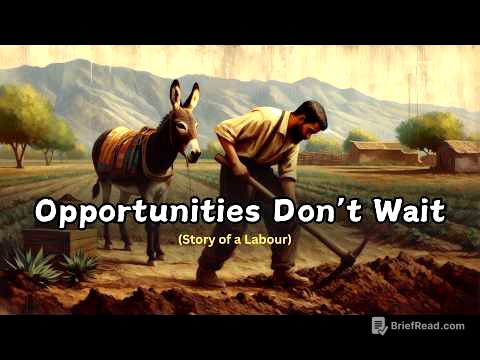 Motivational Story-Opportunities Don’t Wait | Story of a Laborer | Tales by Monisha
