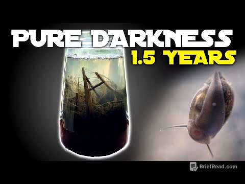Keeping Pond Life in COMPLETE DARKNESS for 1.5 YEARS
