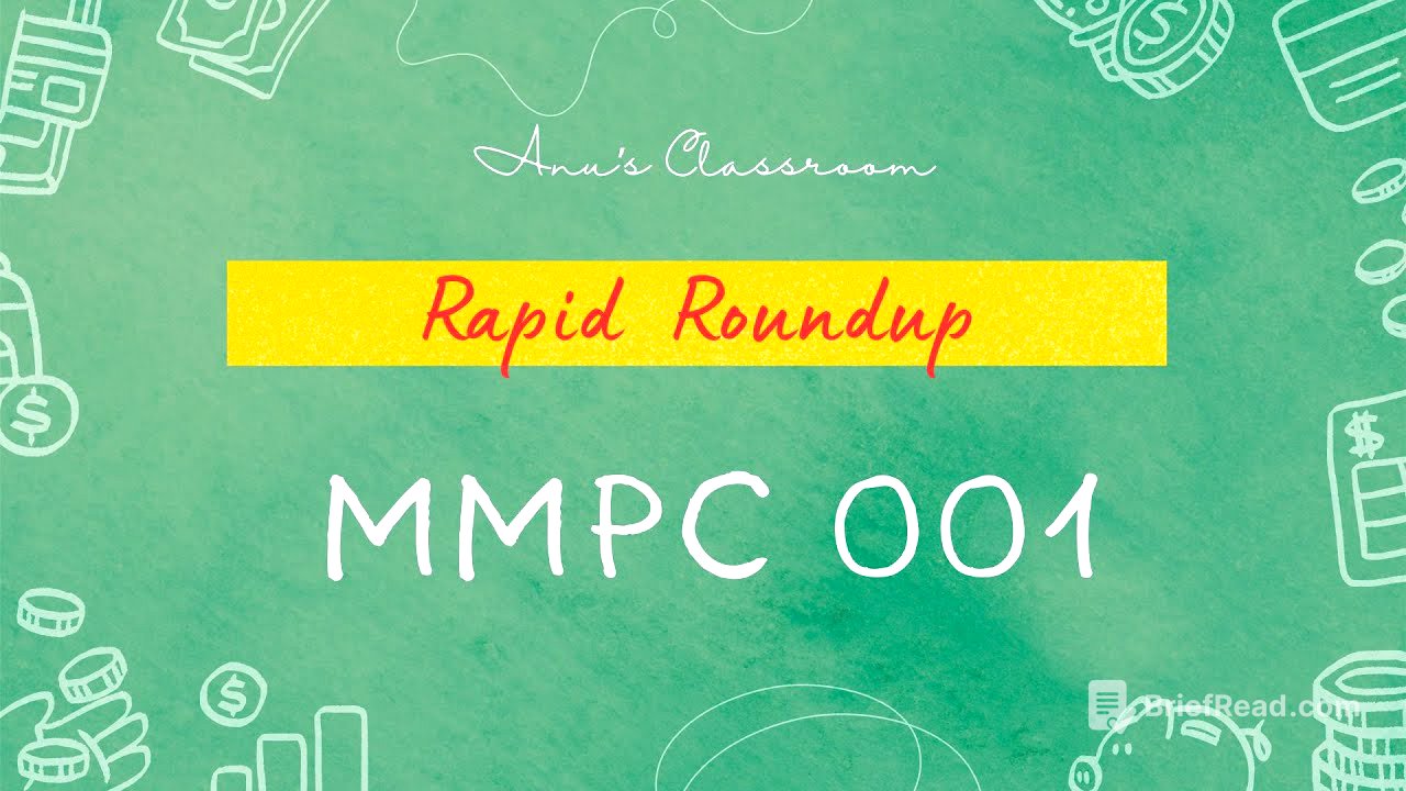 MMPC 001 - Management Functions and Organizational Processes | Rapid Roundup | All 14 Units