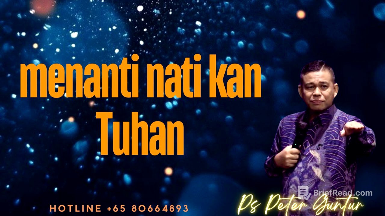 MENANTI NANTIKAN TUHAN -  PETER GUNTUR