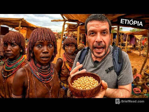 O mercado mais BIZARRO da África!! (nunca vi um lugar assim) 🇪🇹