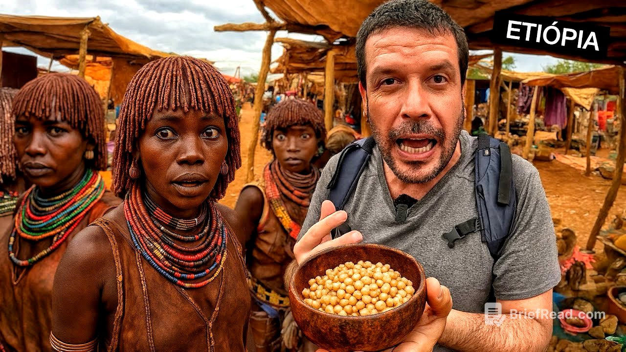 O mercado mais BIZARRO da África!! (nunca vi um lugar assim) 🇪🇹