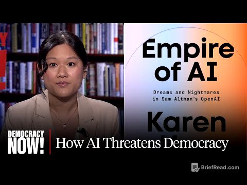 "Empire of AI": Karen Hao on How AI Is Threatening Democracy & Creating a New Colonial World