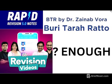 IS BTR/RAPID REVISION ENOUGH?
