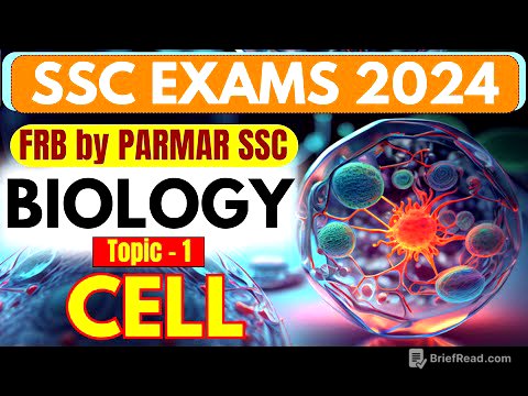 GK FOR SSC EXAMS 2024 | FRB | BIOLOGY | CELL