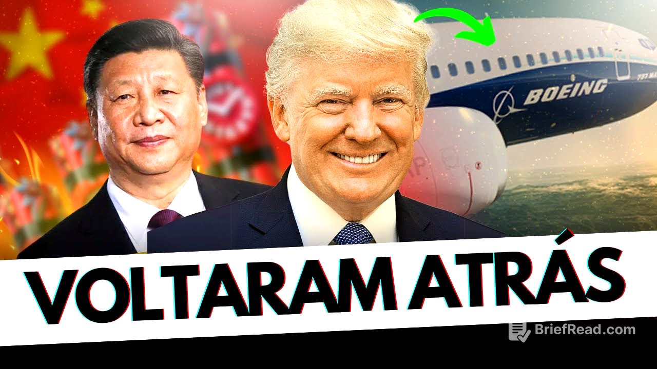 💣CHINA VOLTA ATRÁS, RETOMA NEGOCIAÇÃO COM EUA E COMEÇA A DEVOLVER AERONAVES BOEING