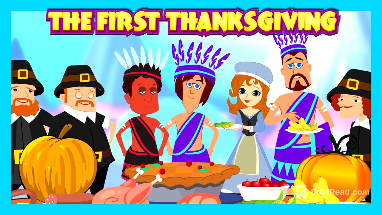 The First Thanksgiving English Story For Kids || The Story Of Thanksgiving