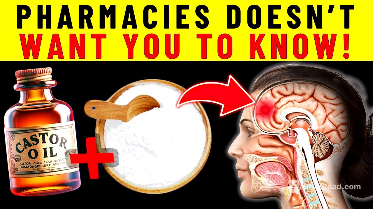 SENIORS, Mix CASTOR OIL and BAKING SODA Like This to Treat 14 Health Problems Immediately