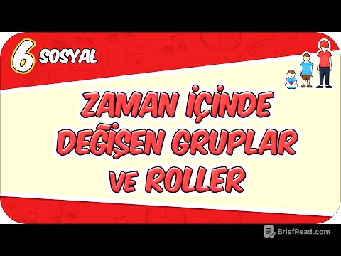 Zaman İçinde Değişen Gruplar ve Roller - Konu Özeti 📕 6SOS1 #2026