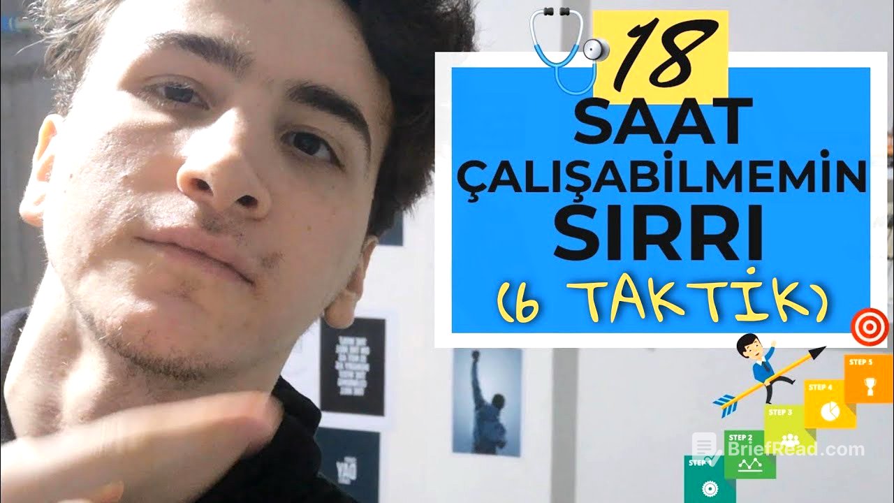 Nasıl 18 Saat Ders Çalışabiliyorum? | Çelik Gibi Disiplinin Sırrı