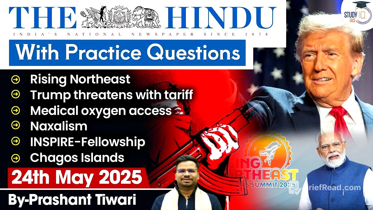 The Hindu Analysis | 24th May 2025 | The Hindu NewsPaper Today With Practice Questions