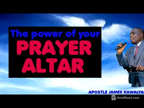 THE POWER OF YOUR PRAYER ALTAR//APOSTLE JAMES KAWALYA