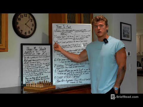 9 things to avoid in your 20s (For Men)