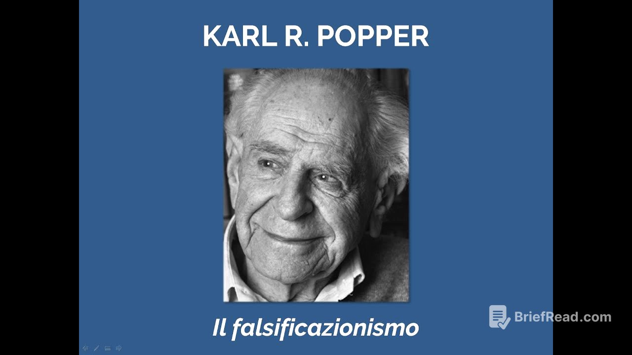 Epistemologia contemporanea - 09 - Popper e il falsificazionismo