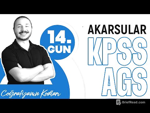 Kodlamalarla Türkiye'nin Akarsuları konu anlatımı | KPSS - AGS COĞRAFYA 2026