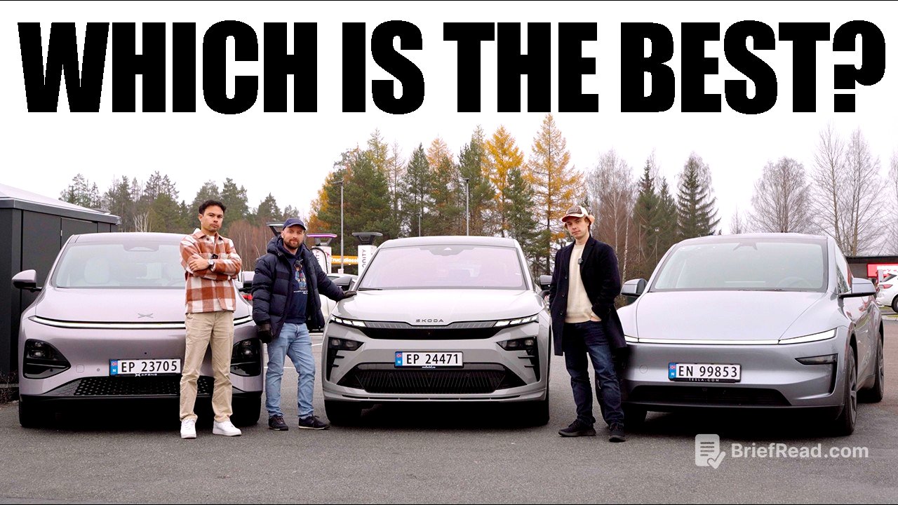 Tesla Model Y vs Xpeng G6 vs Skoda Enyaq | RANGE TEST @120KPH (75MPH)