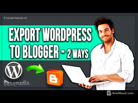 How to Switch From Wordpress to Blogger ✅ Export Wordpress to Blogger