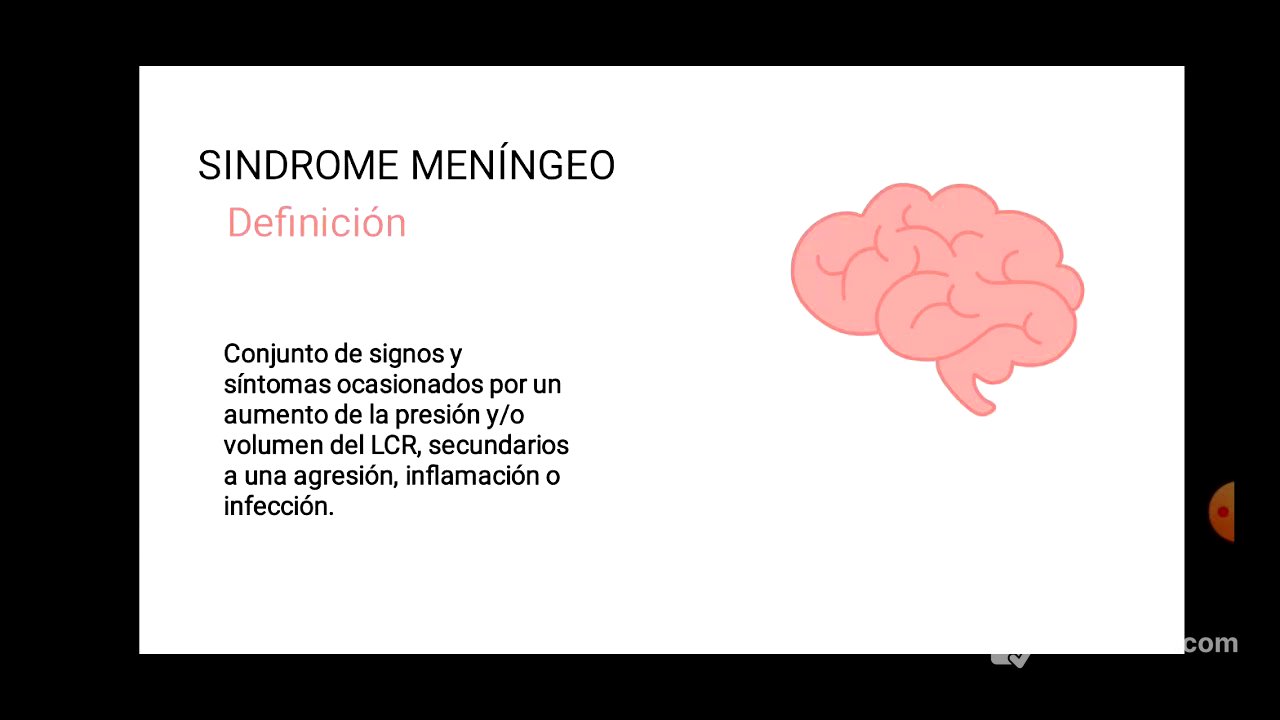Síndrome meníngeo | Semiología