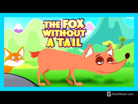 THE FOX WITHOUT A TAIL - Moral Story for Kids | The Fox Without A Tail in English