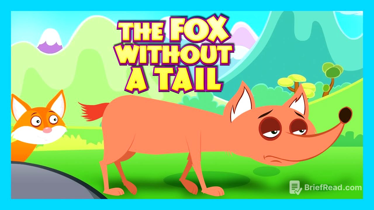 THE FOX WITHOUT A TAIL - Moral Story for Kids | The Fox Without A Tail in English