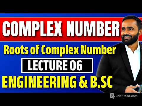 Complex Numbers | Lecture 06| Roots of Complex Number| Engineering & B.Sc | Pradeep Giri Sir
