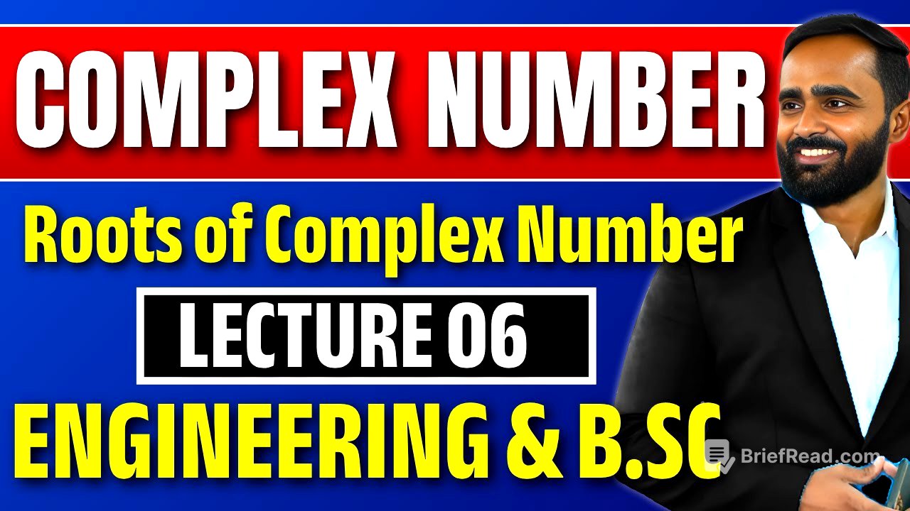 Complex Numbers | Lecture 06| Roots of Complex Number| Engineering & B.Sc | Pradeep Giri Sir