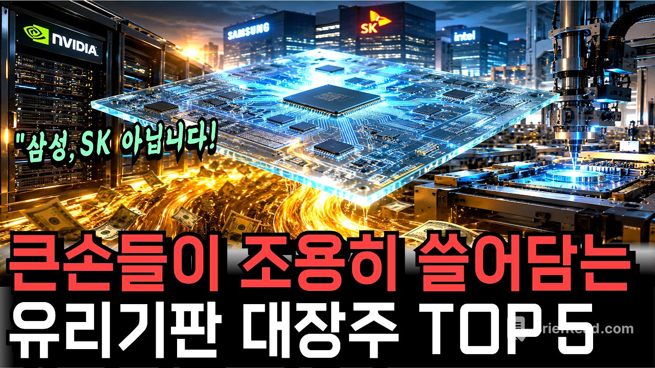 “실적 미쳤다” 스마트 머니가 유리기판으로 쏠리는 이유｜AI 반도체 다음 대장주, 미친듯이 오를 겁니다