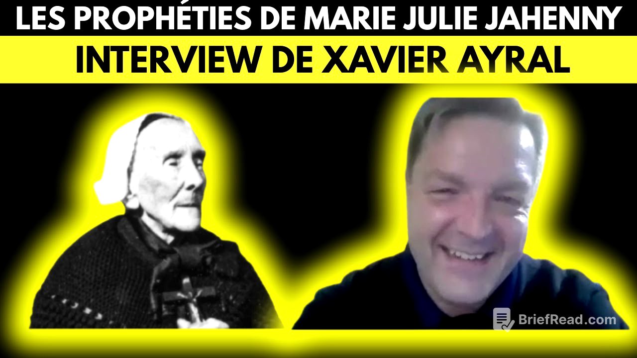 Interview de Xavier Ayral sur les prophéties de Marie-Julie Jahenny pour notre époque !