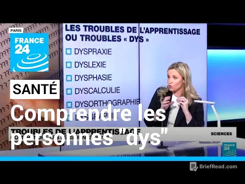 Troubles de l'apprentissage : comprendre les personnes dyslexiques • FRANCE 24