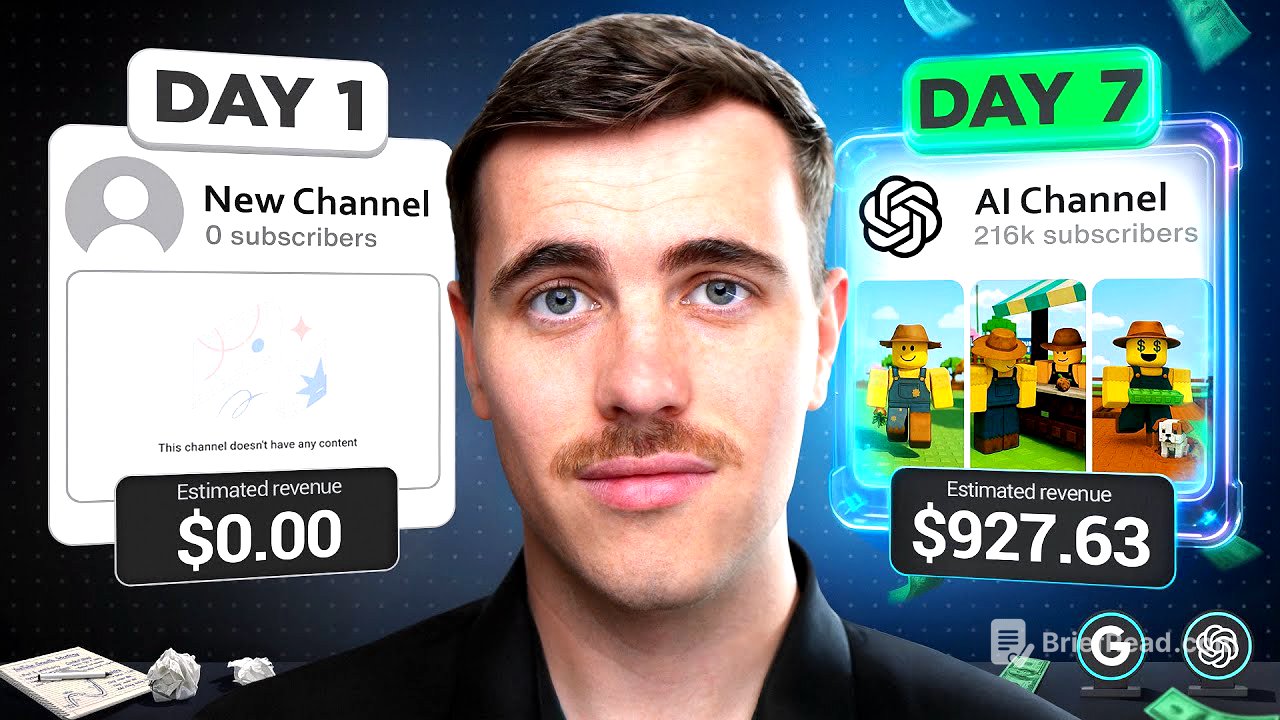 I BLEW UP a YouTube Channel in 7 Days with AI