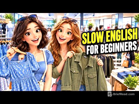 Shopping for Clothes in English | Easy English