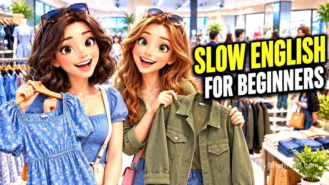 Shopping for Clothes in English | Easy English