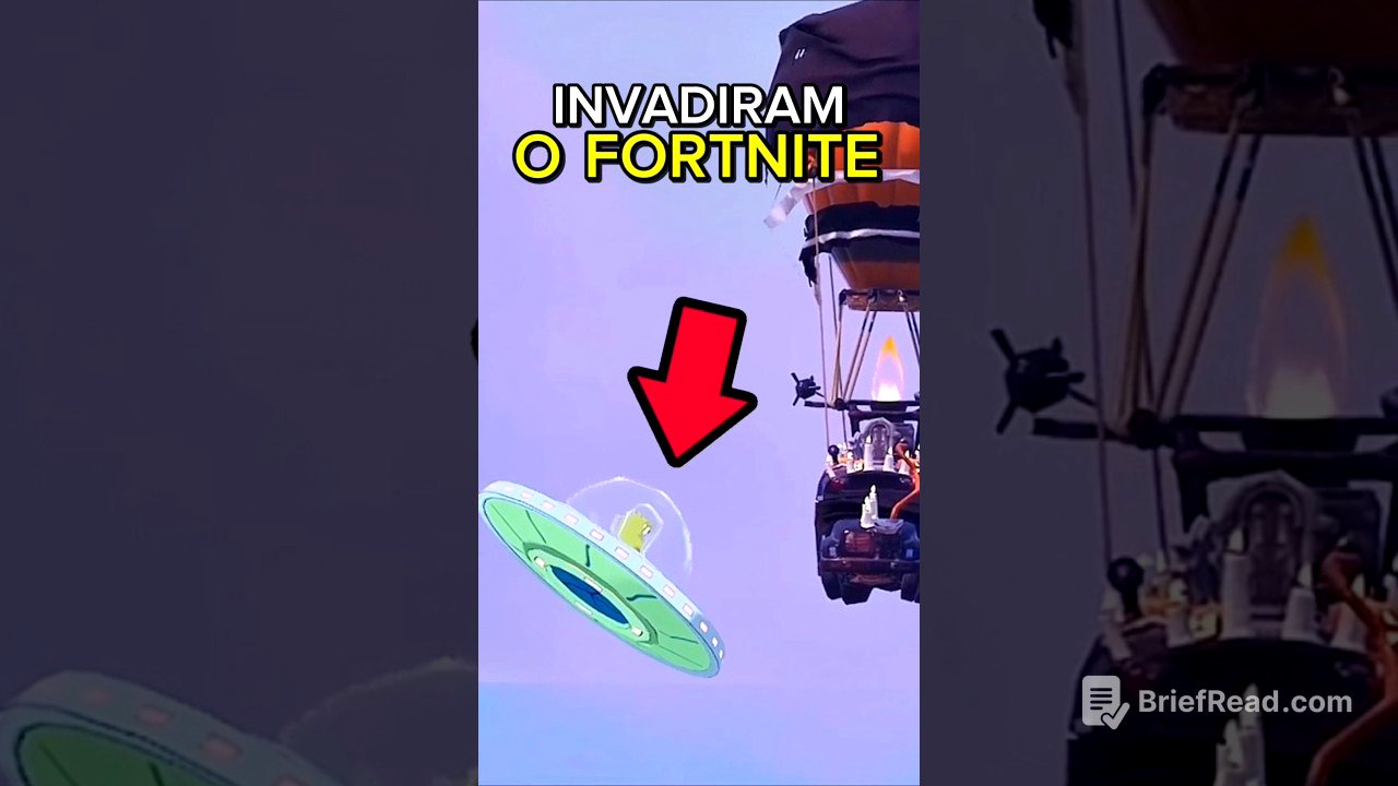 O DIA que os ALIENS INVADIRAM o FORTNITE! 😱