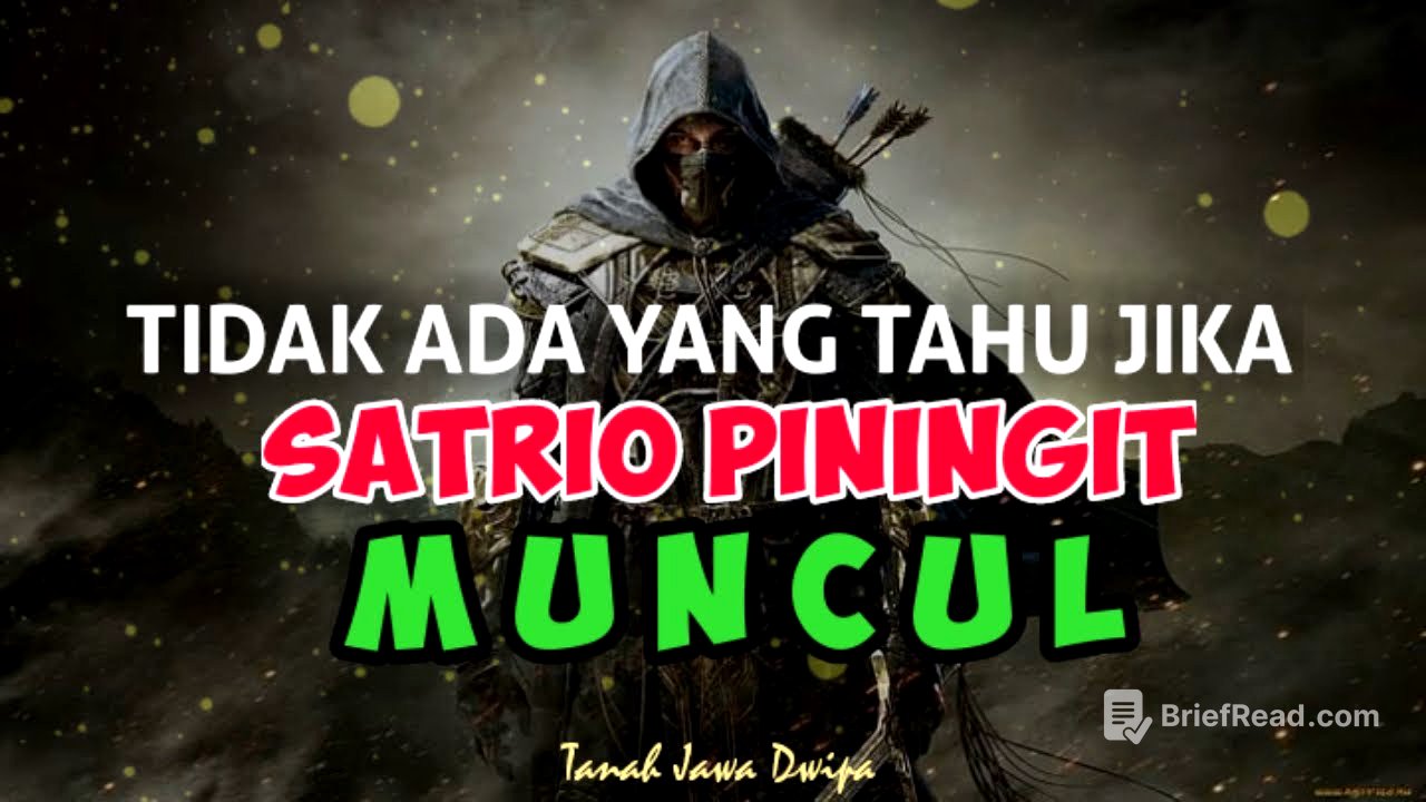 SATRIO PININGIT TELAH MUNCUL PASTI TAK ADA YANG TAU | RATU ADIL | BUDAK JANGGUTAN | BOCAH ANGON