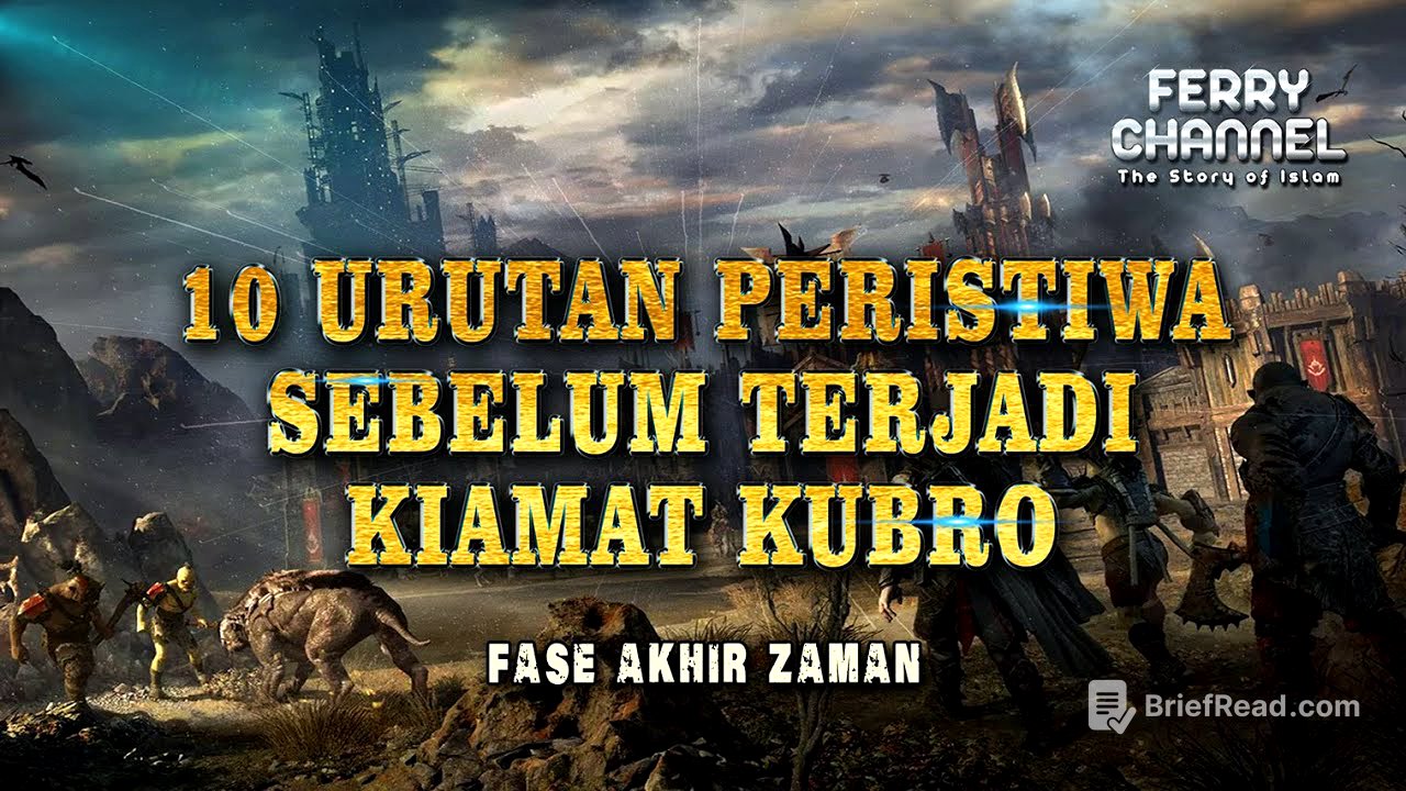 Akhir Zaman, 10 Urutan Peristiwa yang akan terjadi sebelum kiamat yang harus diketahui
