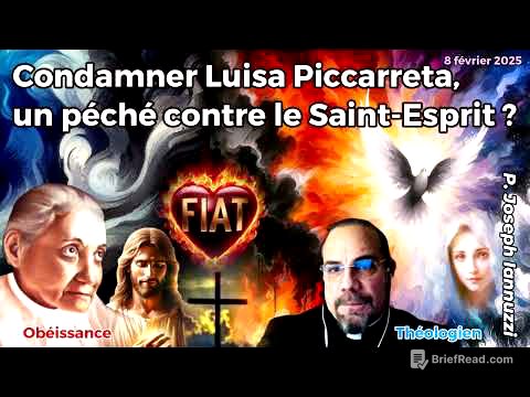 P. J. Iannuzzi - Condamner Luisa Piccarreta, est-ce un PÉCHÉ contre l'ESPRIT-SAINT?
