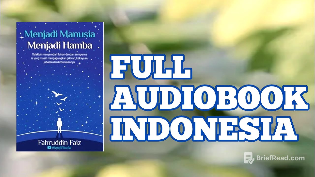 🔴FULL -MENJADI MANUSIA MENJADI HAMBA - Fahruddin Faiz | Audiobook Indonesia