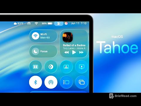 macOS 26 Tahoe - 60+ New Features & Changes!