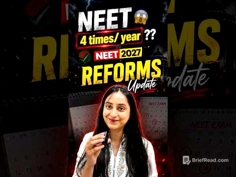 Are you Ready for New NEET UG Rules ?😱 | Big Changes Proposed🔥 #neetexam #neetug #neet2027 #update